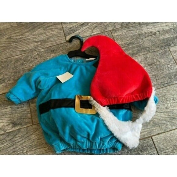 Gnome‎ Halloween Costume 0 - 6 Months Santa Helper NWT Baby infant Unisex - Picture 8 of 9